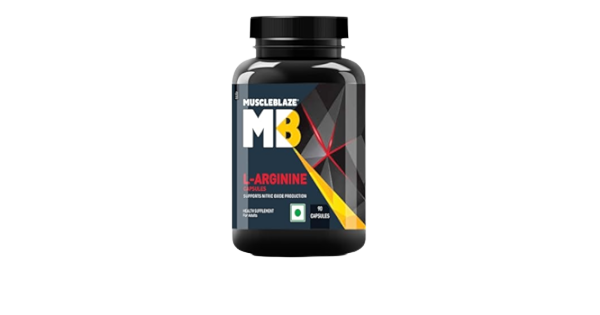 MuscleBlaze L-Arginine | For Nitric Oxide Production & Performance | Capsule