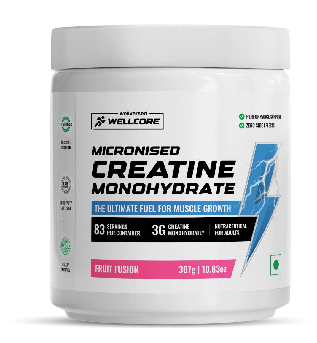 Wellcore - Micronised Creatine Monohydrate (250g, 83 Servings)
