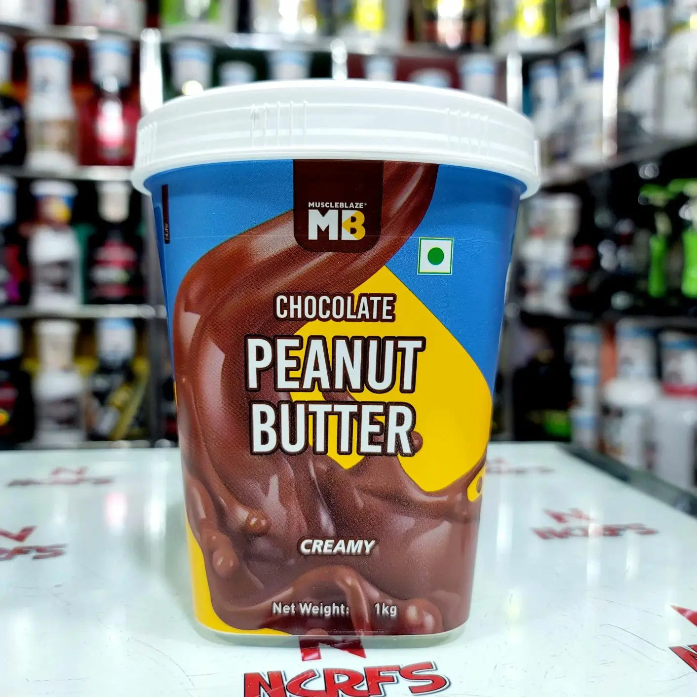 MuscleBlaze Chocolate Peanut Butter 1KG (NEW PACK)