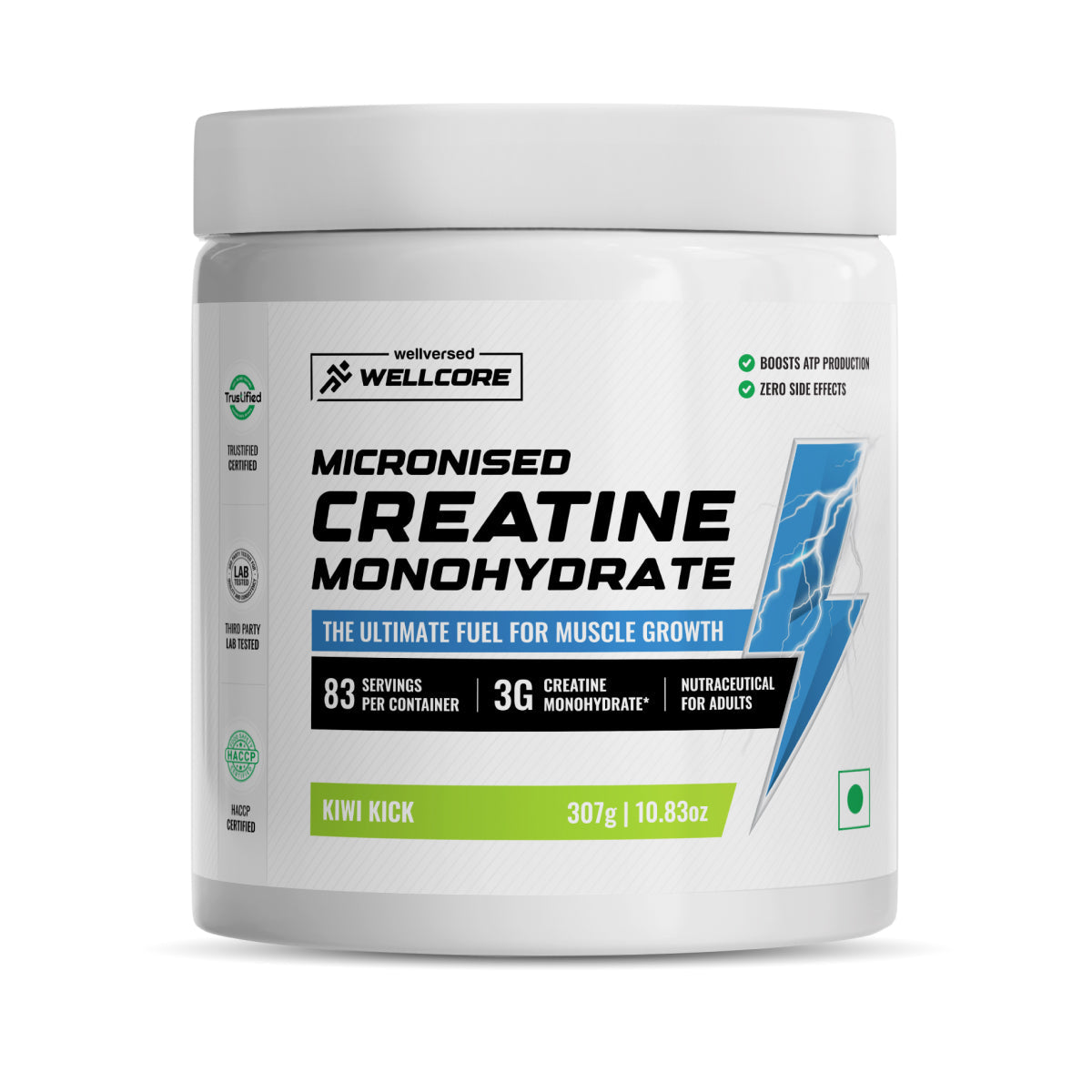 Wellcore - Micronised Creatine Monohydrate (250g, 83 Servings)