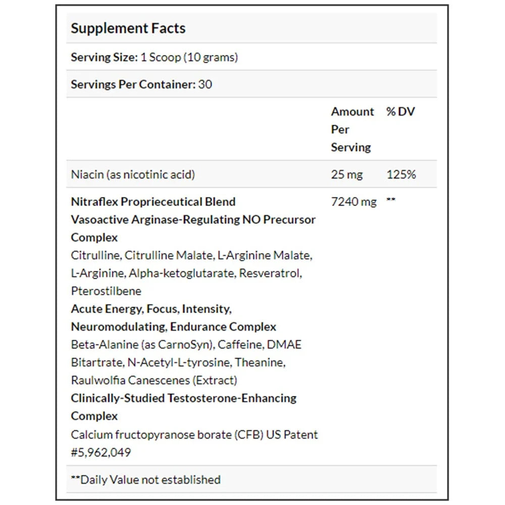 NITRAFLEX ADVANCED Pre-Workout
