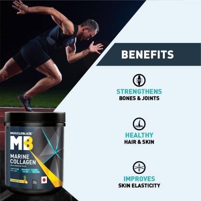 MuscleBlaze Marine Collagen - Pineapple.