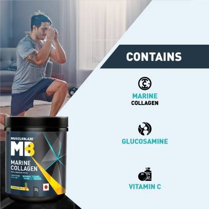 MuscleBlaze Marine Collagen - Pineapple.