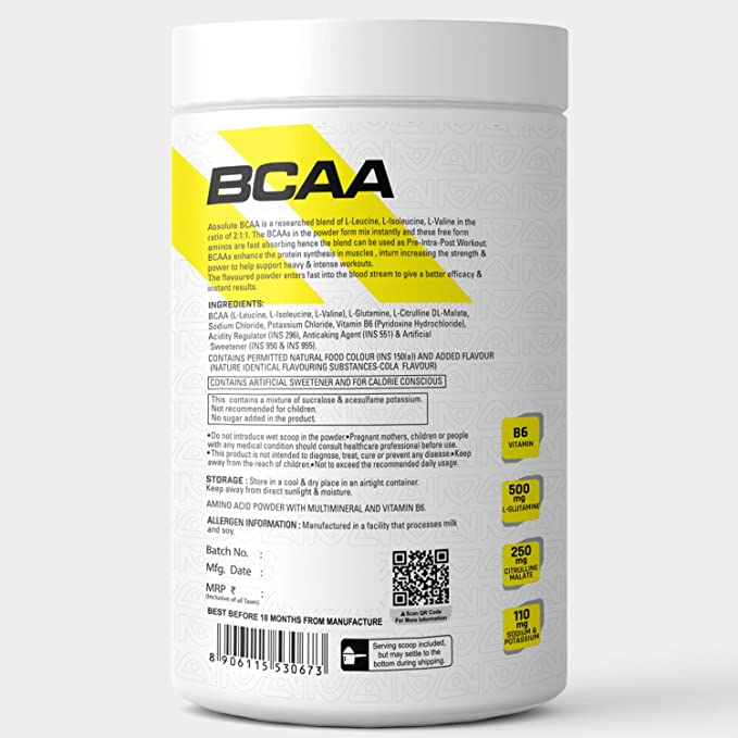 Absolute Nutrition’s Alpha Series Exclusive BCAA 250 GMS