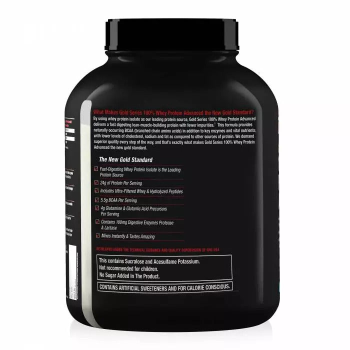 GNC AMP Gold Series 100% Whey Protein Advanced
