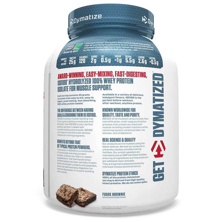 DYMATIZED ISO 100 HYDROLYZED 5lb