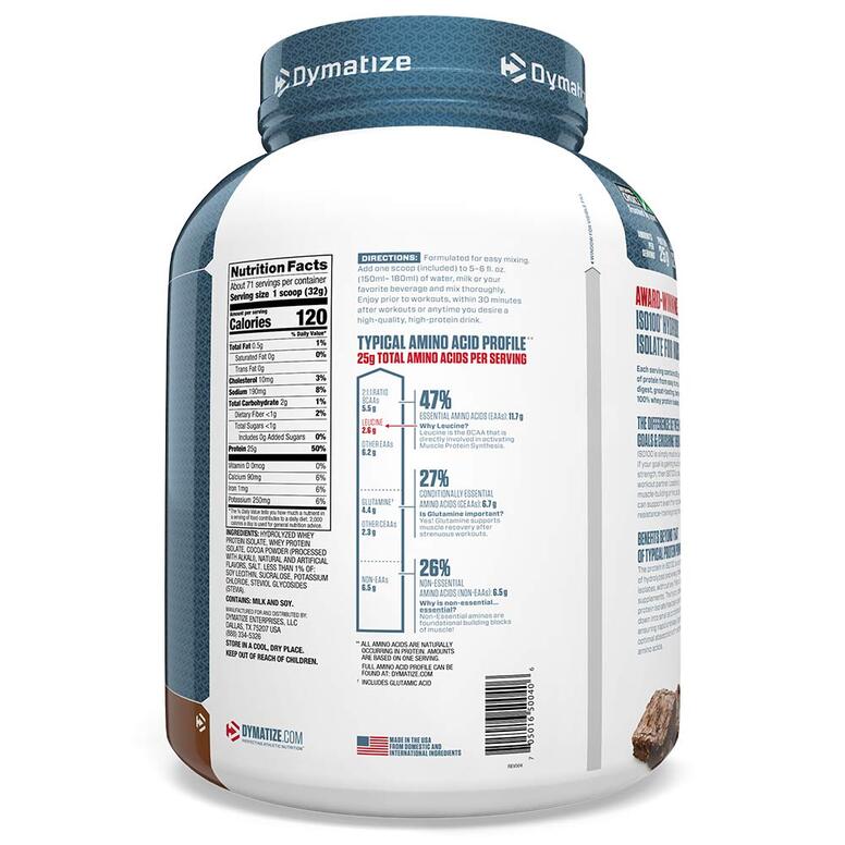 DYMATIZED ISO 100 HYDROLYZED 5lb
