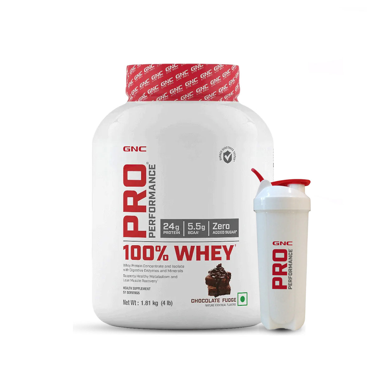 GNC Pro Performance 100% Whey Protein - 2 kg (Free GNC Mega Men Multivitamin) WORTH Rs 749