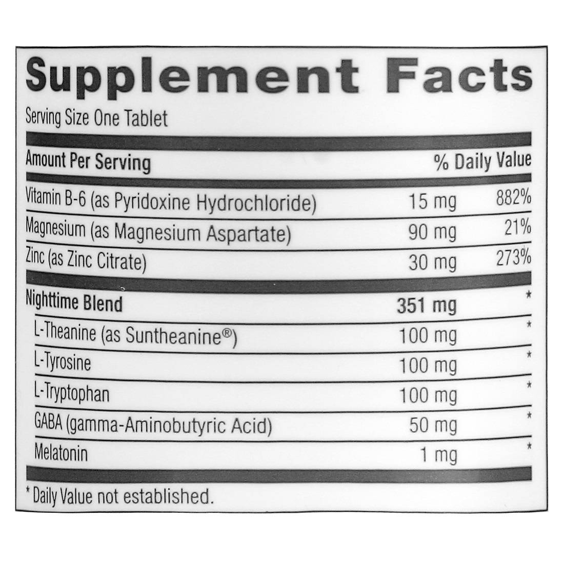 GNC Pro Performance Zinc Magnesium Amino Complex 60 Tablets