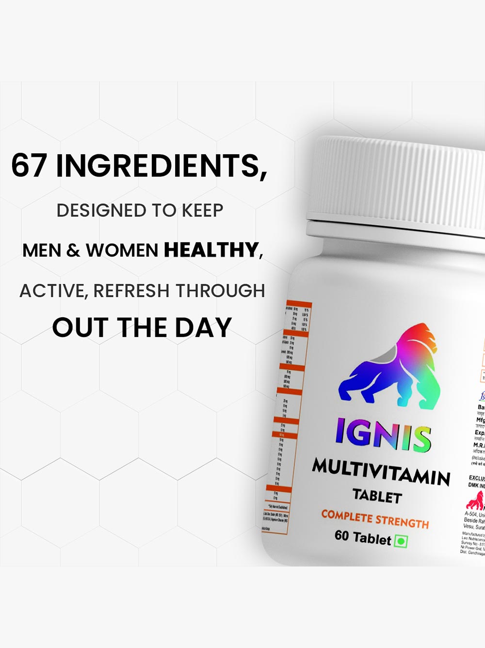 SBN Ignis Multivitamin Tablets 60 Servings