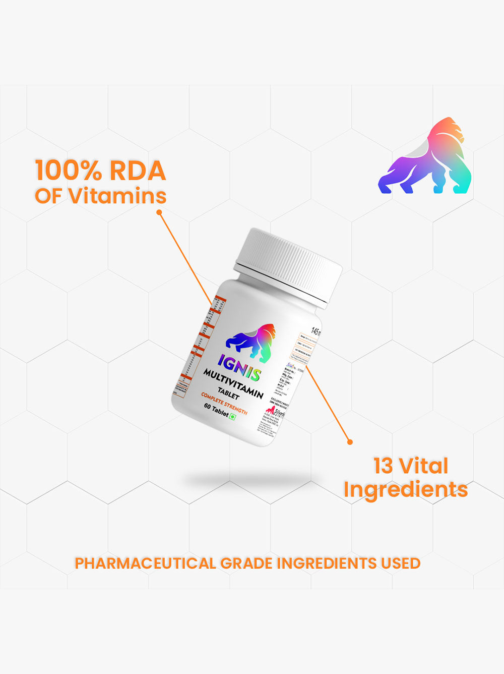 SBN Ignis Multivitamin Tablets 60 Servings