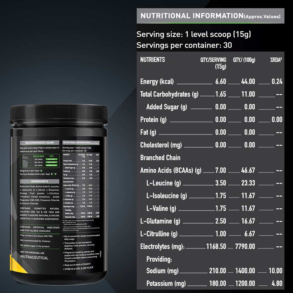 MuscleBlaze Bcaa Pro 30 Serving