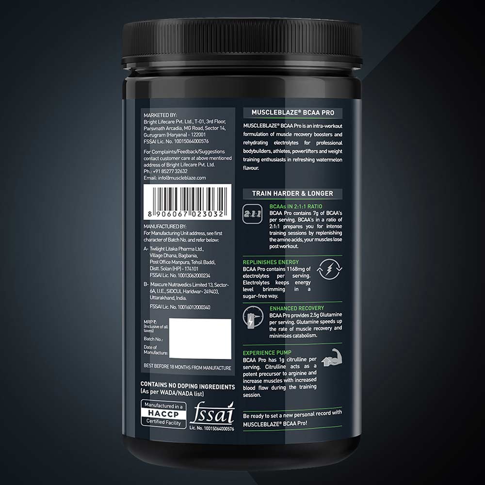 MuscleBlaze Bcaa Pro 30 Serving