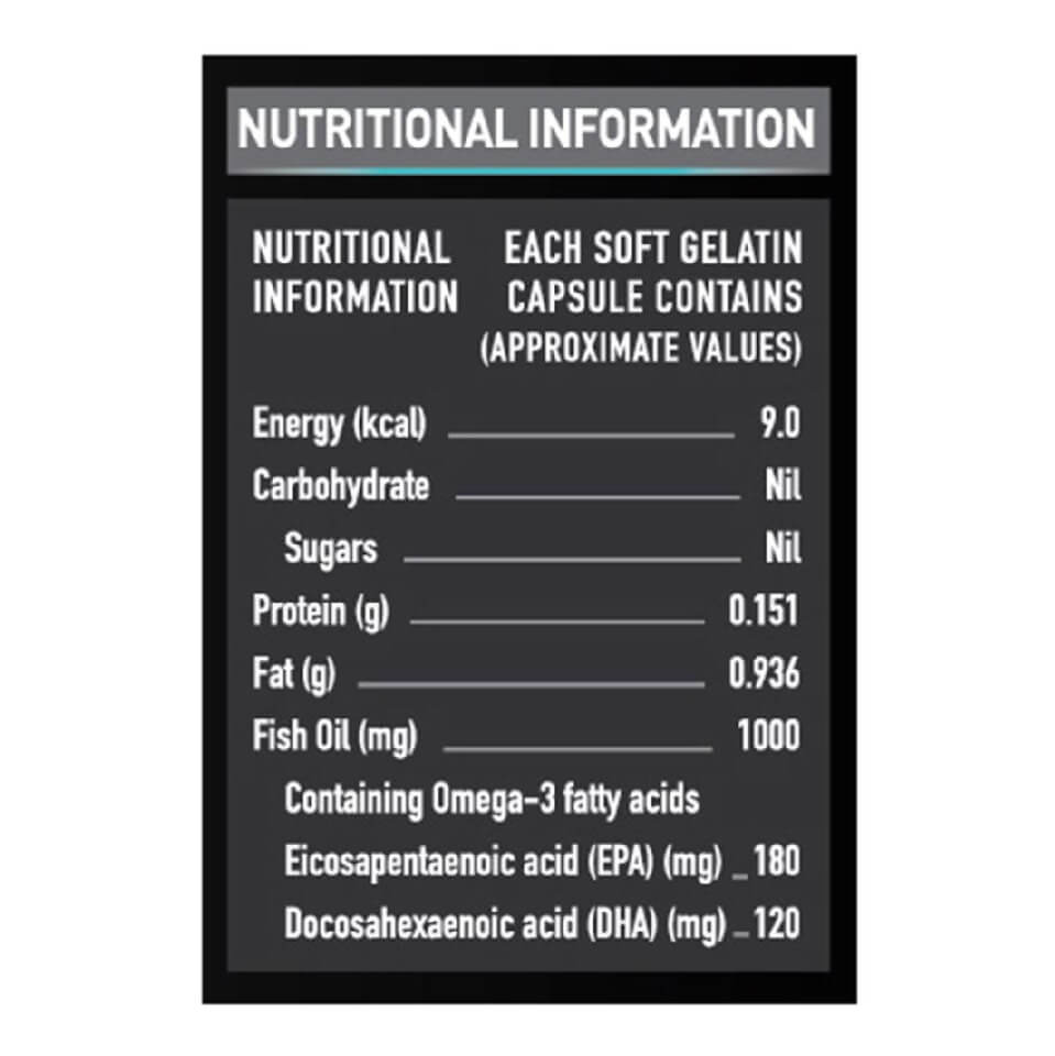 MuscleBlaze Fish Oil (1000 mg), 90 softgels