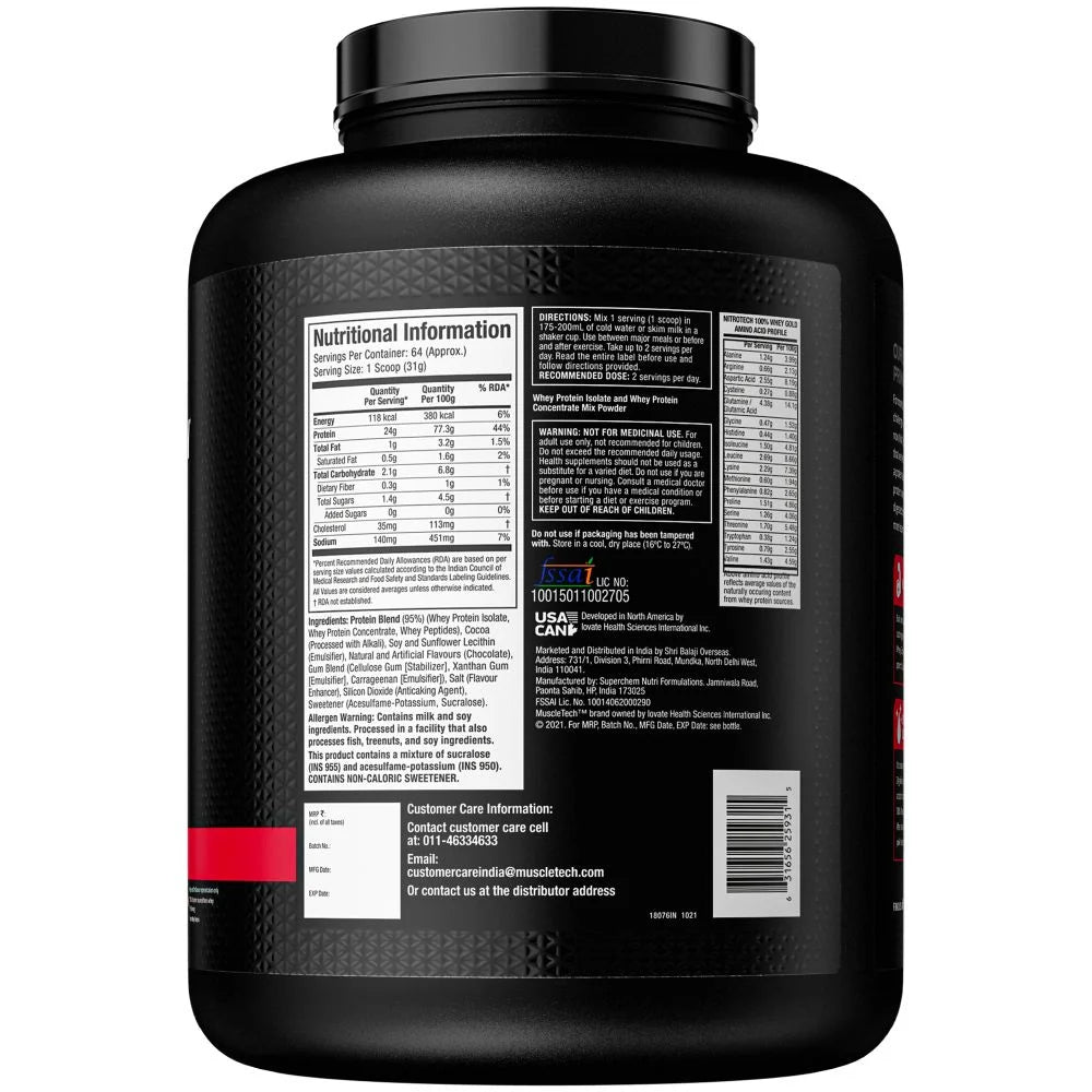 Muscletech Nitro Tech Whey Gold