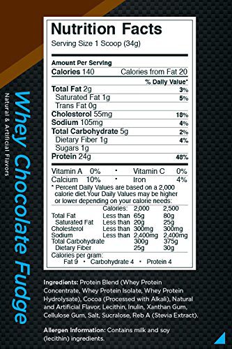 Rule 1  Whey Protein Blend 100% 5Lbs