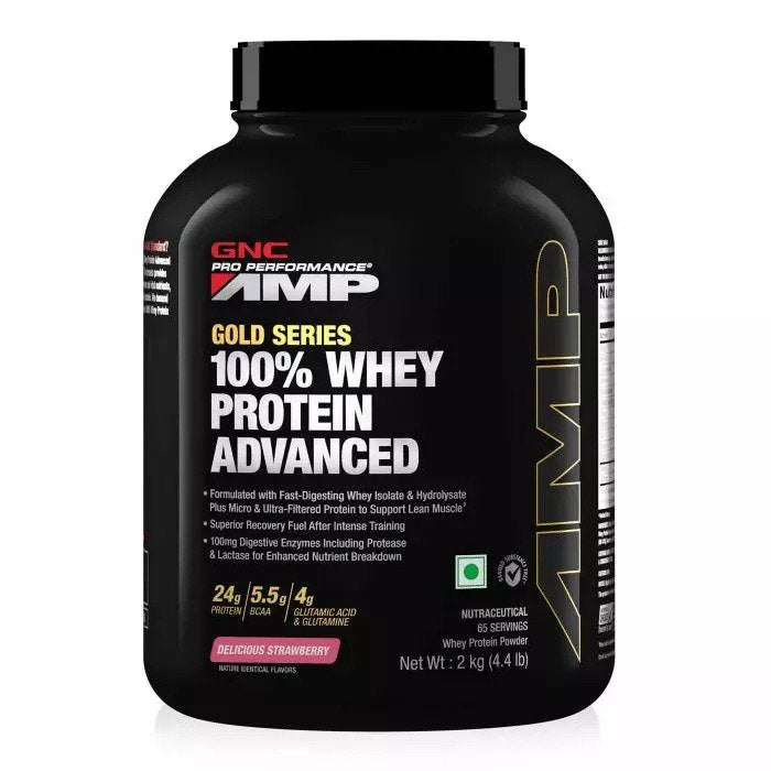 GNC AMP Gold Series 100% Whey Protein Advanced