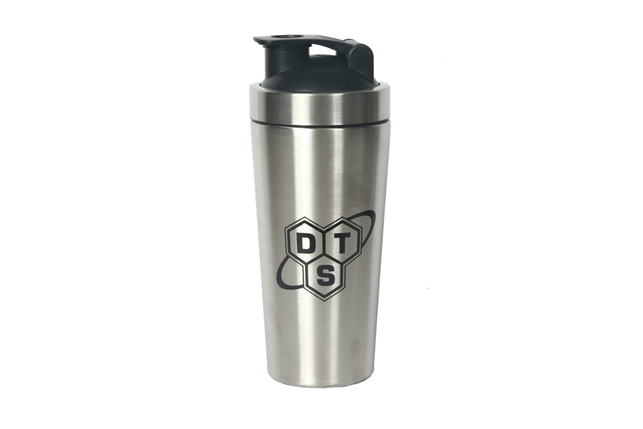 Metal Shaker Blue/ Black The perfect alternative to plastic shakers — lump-free shakes every time