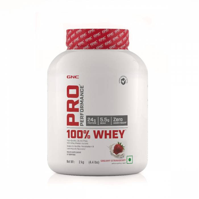 GNC Pro Performance 100% Whey Protein - 2 kg (Free GNC Mega Men Multivitamin) WORTH Rs 749