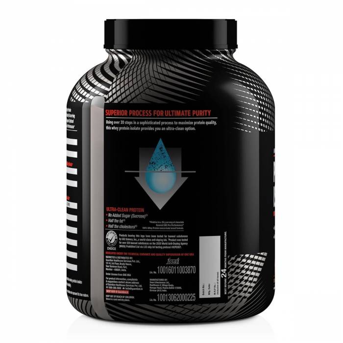 GNC AMP Pure Isolate - 25g Protein, 5g BCAA, Low Carb - 4.4 lbs, 2 kg (Chocolate Frosting)