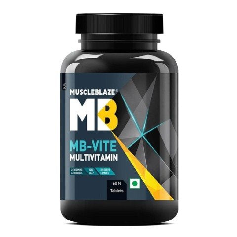 MuscleBlaze MB-VITE Multivitamin for Immunity-100% RDA of Vit C 60 tablet(s), Unflavoured