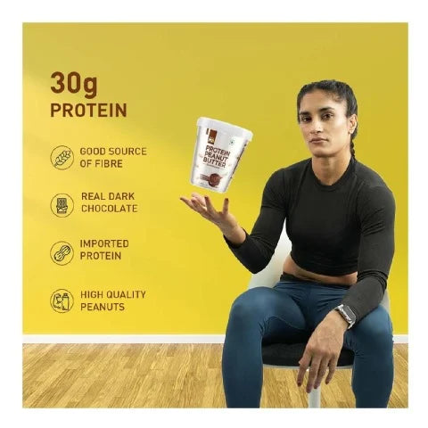 MuscleBlaze Chocolate Peanut Butter 1KG (NEW PACK)