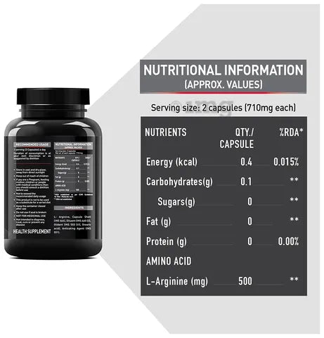 MuscleBlaze L-Arginine, 90 capsules