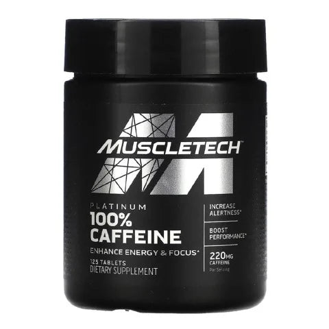MuscleTech, Platinum 100% Caffeine, 220 mg