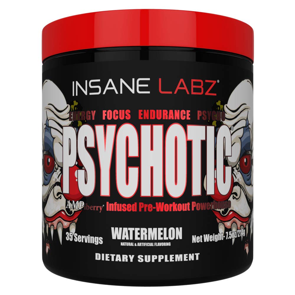 Insane Labz Psychotic Pre-Workout 0.47lbs, 216gm ( 35 Servings )