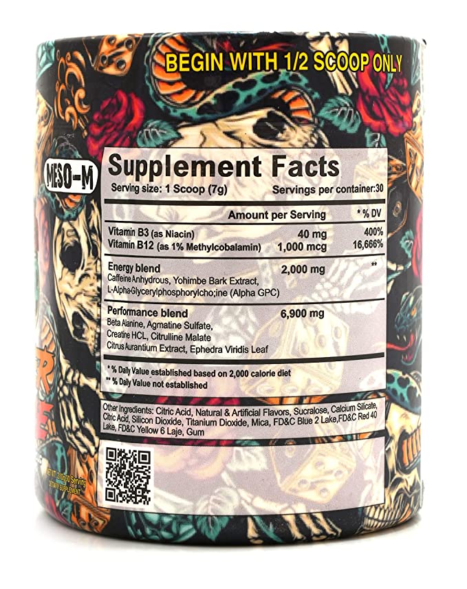 Witcher Extreme Pre workout 30 Servings